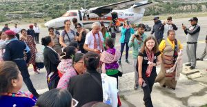 मुस्ताङमा विश्व पर्यटन दिवस : पर्यटकलाई खादा र फूल उपहार