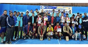 प्रथम ढोरपाटन लायन्स व्याडमिन्टन कप सकियाे