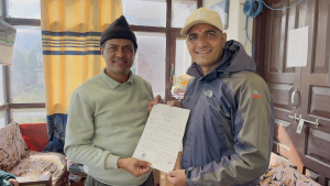 घमीमा शीतोष्ण बागवानी बिकास केन्द्रको सेटलाईट फार्म स्थापना