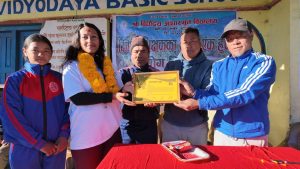 विद्योदय आधारभूत विद्यालयमा एक हप्ते योग शिविर सम्पन्न