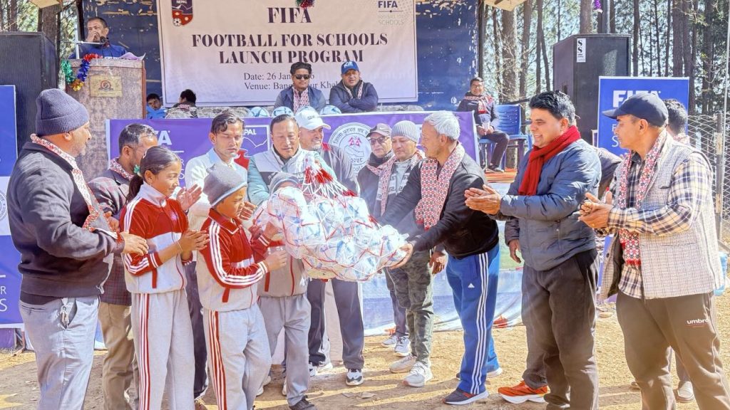 बागलुङमा ‘फिफा फुटबल फर स्कुल’ कार्यक्रम शुभारम्भ