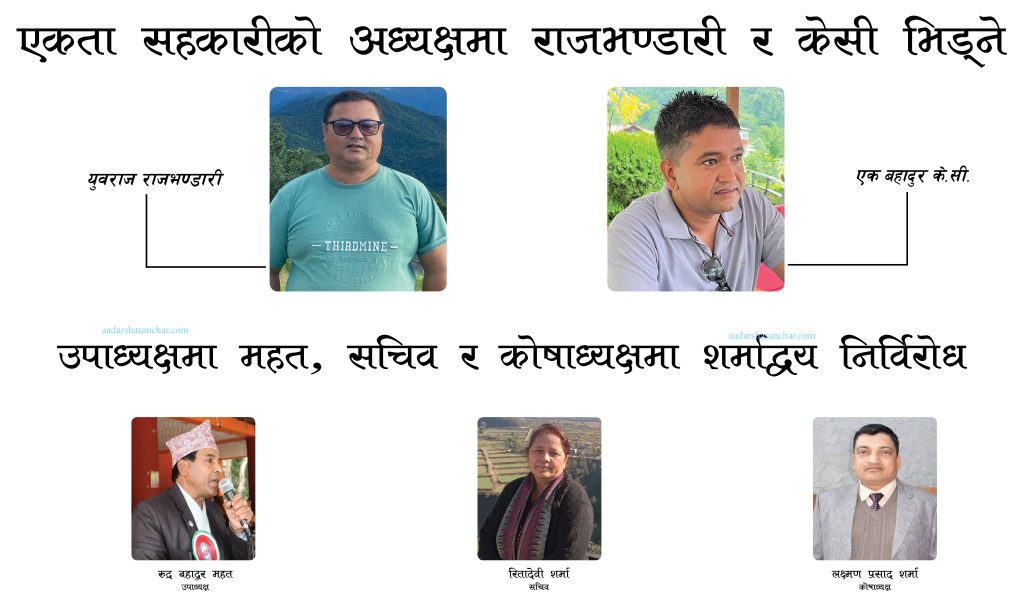 एकता सहकारीको अध्यक्षमा राजभण्डारी र केसी भिड्ने