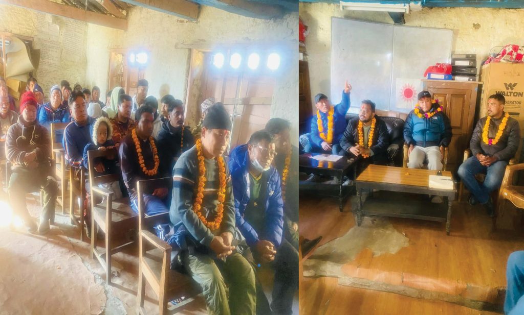 एमाले म्याग्दीको पालिका पछि वडा कमिटीको विस्तारित बैठक