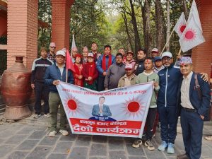 बागलुङ कालिका मन्दिरबाट मतदातासँग हिरा केसीको अपिल : ‘यसपटक साथ पाउनेछु’