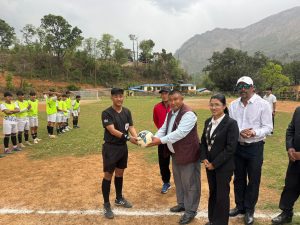 चौथो जेसीज कप फुटबल प्रतियोगिता सुरु