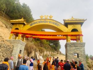 सर्वसिद्धिधाम पञ्चकोटमा ‘आनन्द प्रवेशद्वार’ निर्माण