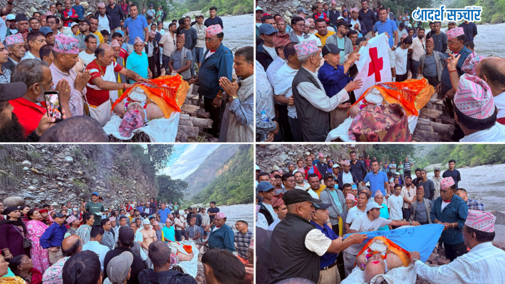 समाजका अभिभावक लामिछानेको अश्रुपूर्ण बिदाइ