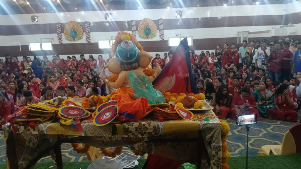 तीज कार्यक्रमबाट रसुवा बाढीपीडितका लागि भारु २६ हजार १५ संकलन