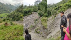 निसीखोलामा पहिरोले १० घर उच्च जोखिममा