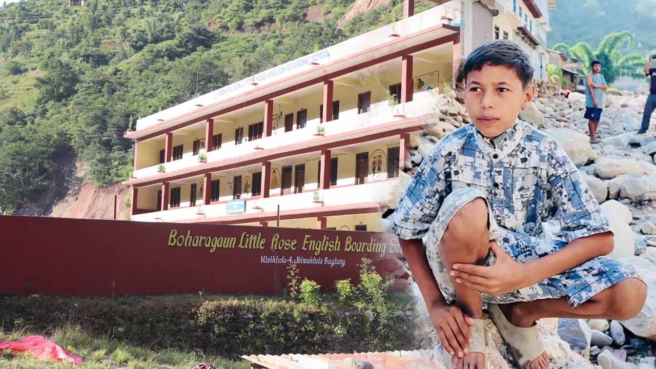बाढीपहिरोबाट बागलुङका १ हजारभन्दा बढी बालबालिका प्रभावित